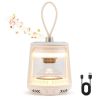 Outdoor Waterproof Camping Lantern Speaker with 3 LED Light Colors